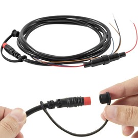 010-12199-04 4-Pin Power/Data Cable Compatible with Garmin Striker Echo, Striker Plus, Striker Vivid, Striker 4, Fishfinder and Echomap, 6FT Power Cable with NMEA 0183 Inputs/Outputs
