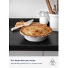 LE TAUCI Ceramic Pie Pans Plate for Baking, 9 inch