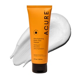Acure, gel limpiador facial ultra hidratante de jugo verde 118 ml