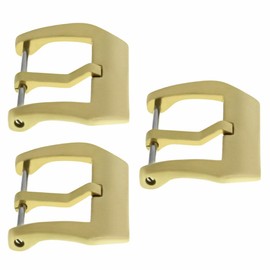 Ewatchparts 3-26mm BRonze Pre-V Screw-In Pam Strap Rubber Band Buckle Compatible With 47mm Panerai GMT