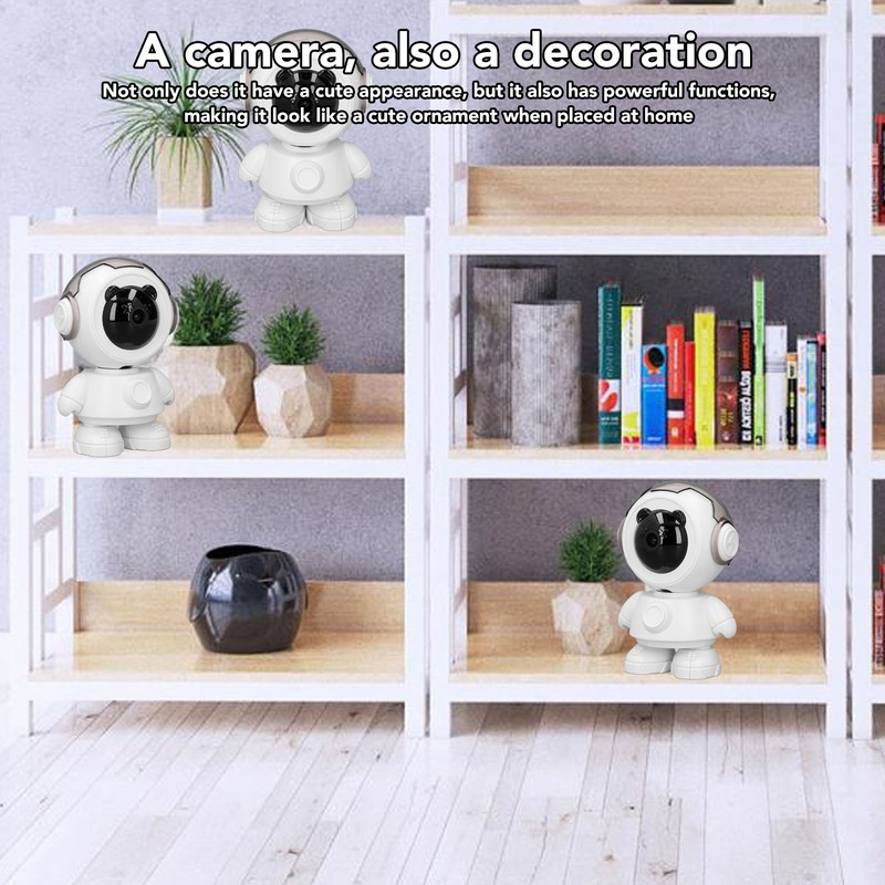 Wireless Security Camera 1080P Auto Tracking Motion Sensor Night Vision