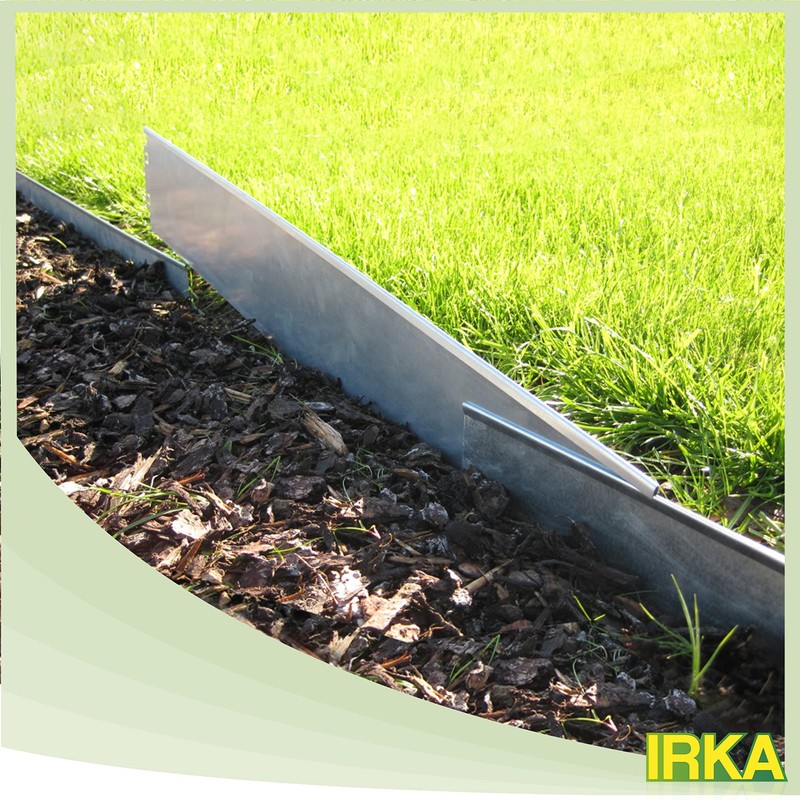 IRKA 1029-001 Lawn Edging Tape Connector 1 mm Thick Aluminium