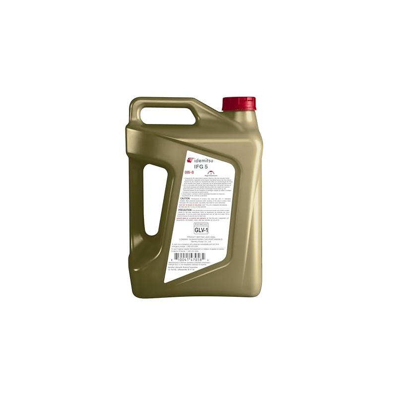 Idemitsu IFG 5 0W-8 Fully Synthetic Engine Oil (5 Quart)