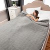 15lb Weighted Blanket + A FREE Minky Cover, Exclusive Stay-Put