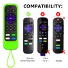[2 Pack] Silicone remotes Cover case Compatible with TCL/Hisense-Roku Remote&