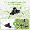 RUNWUSHENG Automatic drip Irrigation System，DIY Indoor Plant Watering System,Self-Priming Pump,
