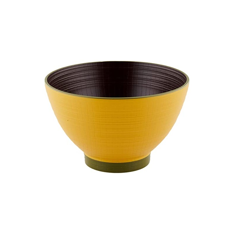 Ishida JAPAMO Soup Bowl, Made in Japan, Yamabuki Tea, 4.7