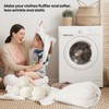 Roowest 60 Pcs Wool Dryer Balls Set Reusable Laundry Wool