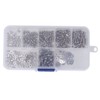 360pcs M2.5 Cross Stainless Steel Screw Bolt Nut Washer Assortment