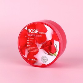 Foodaholic Rose Water Soothing Gel 300ml / A gentle, hydrating soothing gel containing rose water. / 푸드어홀릭 로즈 워터 수딩젤 300ml 장미수 함유 순한 수분충전 수딩겔