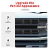 SQQP Front Grill Insert Mesh Grille Inserts Cover Kit 6Pcs