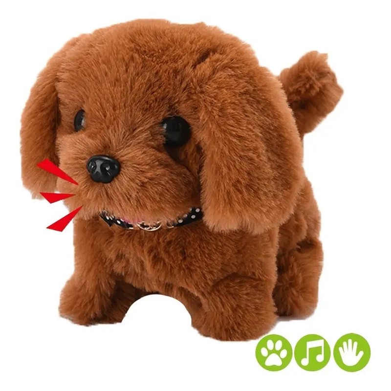 Perro Robots De Juguete Labrador Peluche,ladra Y Camin