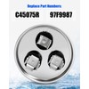 97F9987 Dual Capacitor Round 50 + 7.5μF MFD 440 VAC