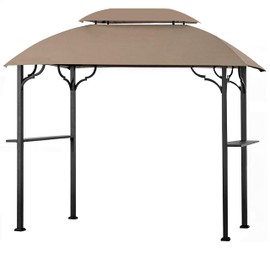 SCOCANOPY Grill Gazebo Replacement Cover Compatible with Greenvail Paxton Grill Gazebo,for Model A103001900, A111017200,240084,(Khaki)