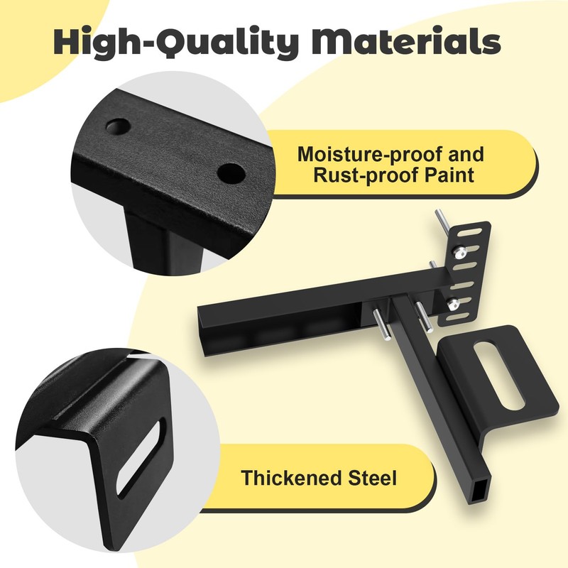 Headboard Brackets for Metal Bed Frame, Universal Adjustable Brackets for