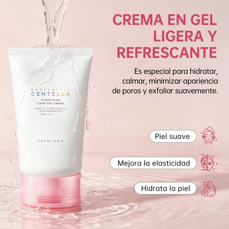 Skin1004 Gel Crema Ligera Poremizing Centella Madagascar