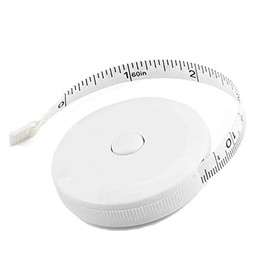 Measuring Tape Measure 6.6 ft (2 m) Sewing Dressing Ruler Tape Measure 200cm 79inch Bust Waist Measurement Inch Centimeter Clothing Tape Measure Double-Sided Scale Long Measure Auto Measure = Winding