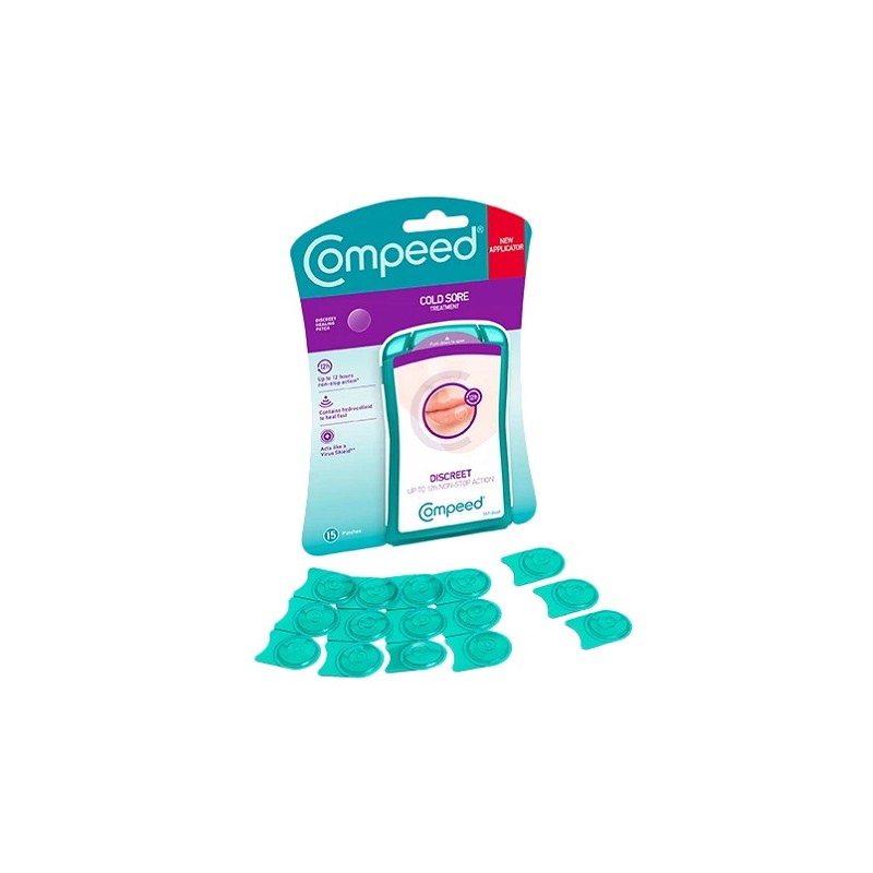 Johnson & Johnson Compeed Cold Sore Discreet Healing Patch 15pcs