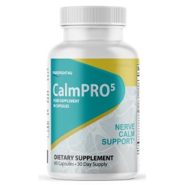PUREFIGH4U CalmPro5, Nerve Calming Support Capsules Supplement, Calm Pro 5 - 60 Capsules
