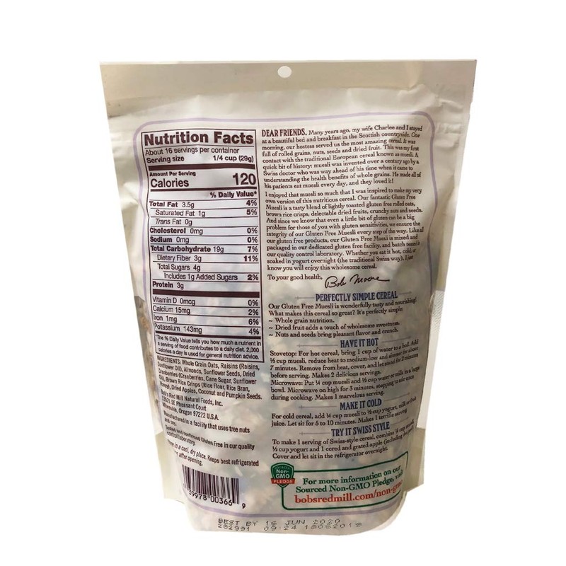 Bob's Red Mill New European Style Hot or Cold Cereal