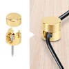3pcs Gold Cable Anchors, Metal Phone Charger Cord Holders Cable