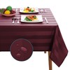 Adalex Global Waterproof Spillproof Striped Square Rectangle Tablecloth Table Cover