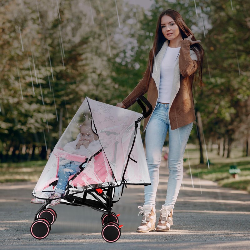Griwuut Rain cover pram, good air circulation, rain cover, for