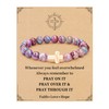 JSJOY Christian Gifts Cross Bracelet for Women, Inspirational Gifts for