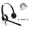 TruVoice HD-550 Office and Call Center Wired QD Headset with