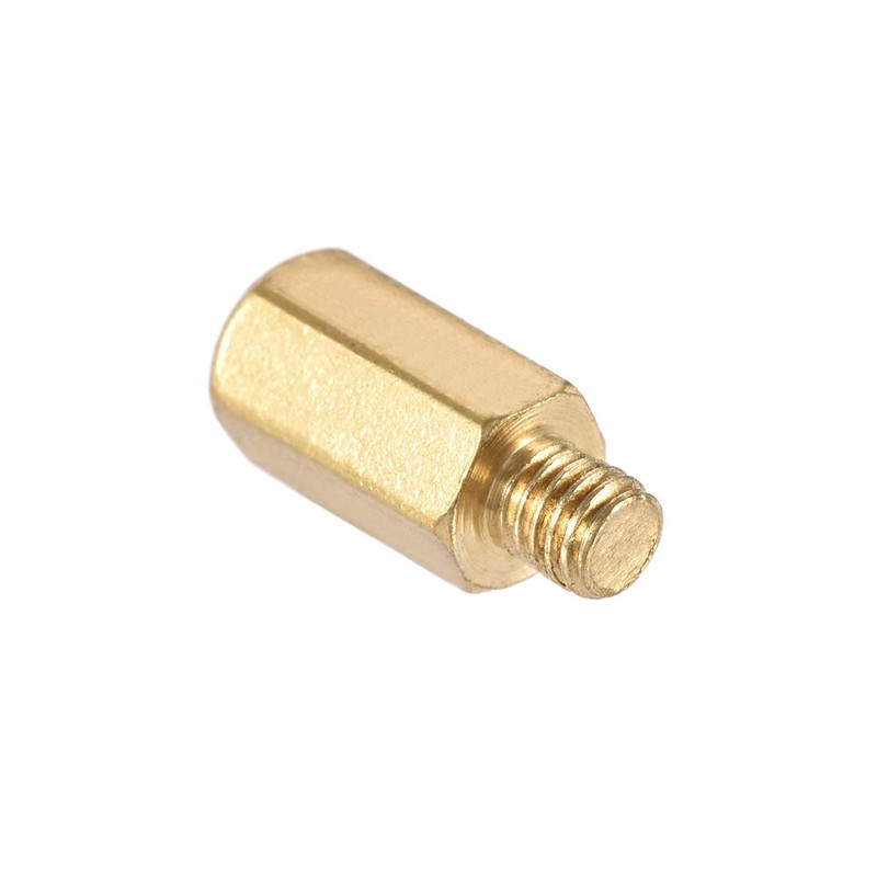 sourcing map M3x8mm+3mm Male-Female Brass Hex PCB Motherboard Spacer Standoff