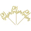 Paquete de 24 piezas de decoraciones para cupcakes de OH