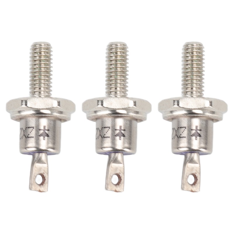 3PCS Rectifier Diode Spiral 25A Iron High Hardness Spiral Rectifier