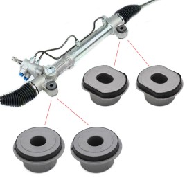 ipartgo New 4pcs Rack and Pinion Mounting Bushing Kit Fits for 2004-2005 Toyota RAV4