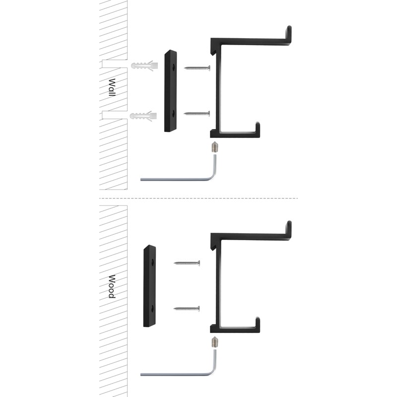 VOROMADU Coat Hooks Wall Mounted Towel Holder Heavy Duty 2