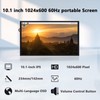 GeeekPi 10.1 Inch LCD Screen for Raspberry Pi, 1024x600 IPS
