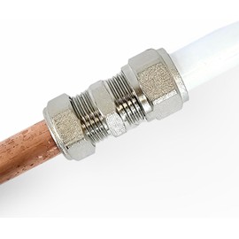 Adapter Reducer 16mm Barrier Pipe- 15mm Compression Copper Plastic (1)