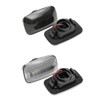Riloer LED Fender Side Marker Light, Clear Lens Solid Amber