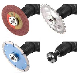 Hyamass 5 in 1 Electric Drill Conversion Angle Grinder Adapter Connecting Rod Kit with Wrench Variable Shaft Coupler Converter Tool,10mm Arbor Mandrel Adapter,Adapter Set for Most Small Angle Grinder