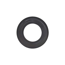 LANZZAS Pelletrohr Wall Rosette with 35 mm Rim for Diameter 100 mm Colour: Black
