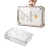 Cylogia Clear A4 Storage File Box Moisture-Proof Portable Plastic PET