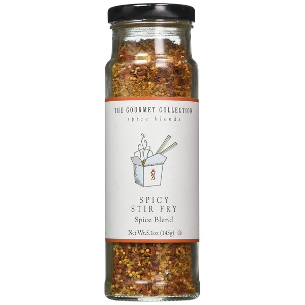 The Gourmet Collection Spice Blend - Spicy Stir Fry Seasoning Blend - Seasoning for Cooking Chicken, Beef, Vegetables: Spicy Seasoning: 156 Servings