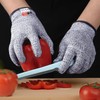 Apaffa Cut Resistant Work Gloves X-Large, 2PCS Cut Proof Gloves