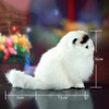 Real Sheep Hair Simulation Cat Plush Toy Electronic Pet Doll