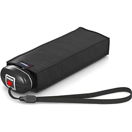 Knirps Manual Travel Pocket Umbrella 18 cm Black