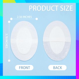20pcs Sterile Non-Woven Eye Pads Patches Adhesive Bandages Wound Dressings for Adults