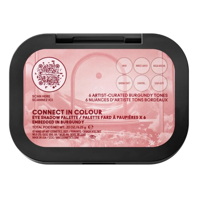 Mac Paleta De Sombras Connect In Colour X6 Sombra Embedded