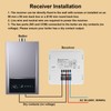 KETOTEK Smart Wireless Thermostat with RF Receiver for Boiler, Compatible