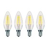 Satco S9961/04 C11 Decorative LED Filament Light Bulb, 60W-Replacement, 5.5W,