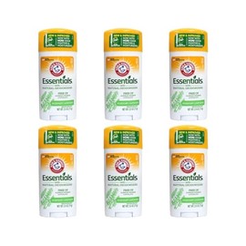 Arm & Hammer Essentials Desodorante Natural, Fresco, 2.5 onzas (paquete de 6)