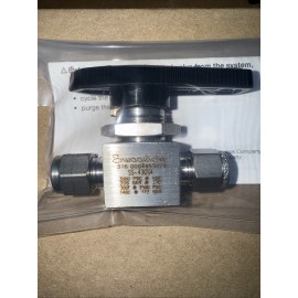 Swagelok 1 Piece 40G Series Ball Valve 1/4 in.  (SS-43GS4)
